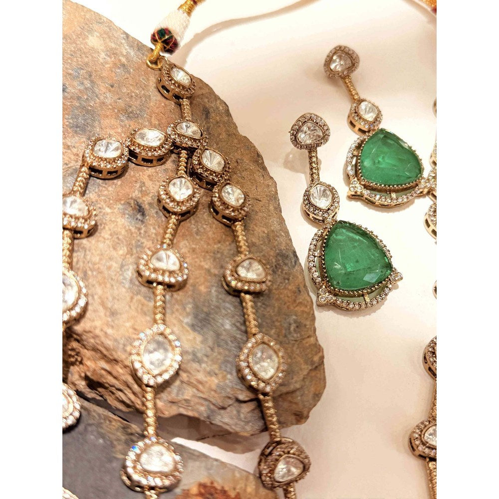 ILLUMINATE JEWELLERY Multicolor Necklace with Earrings