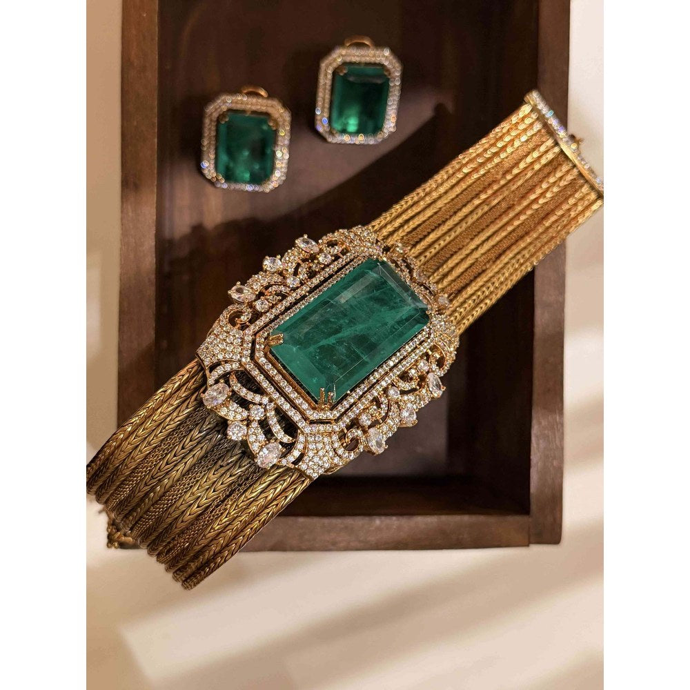ILLUMINATE JEWELLERY Imperial Choker with Earrings