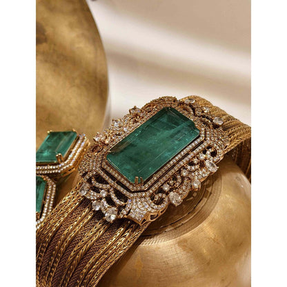 ILLUMINATE JEWELLERY Imperial Choker with Earrings