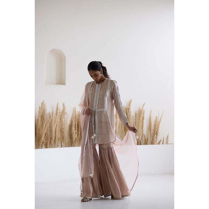 Inej Lakeer Coat with Sharara (Set of 2)