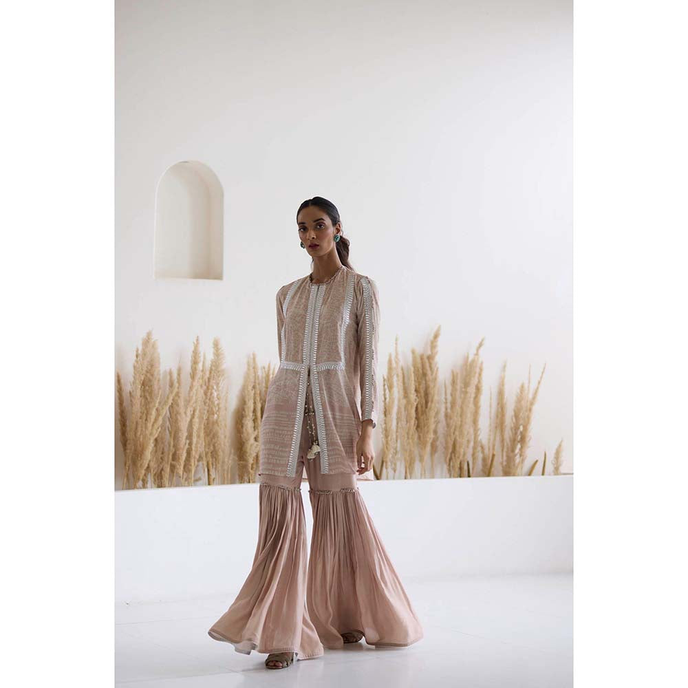 Inej Lakeer Coat with Sharara (Set of 2)