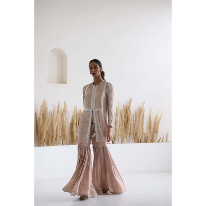 Inej Lakeer Coat with Sharara (Set of 2)