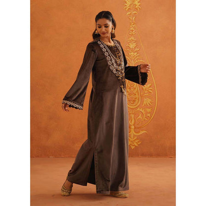 Inej Zeba Brown Long Dress