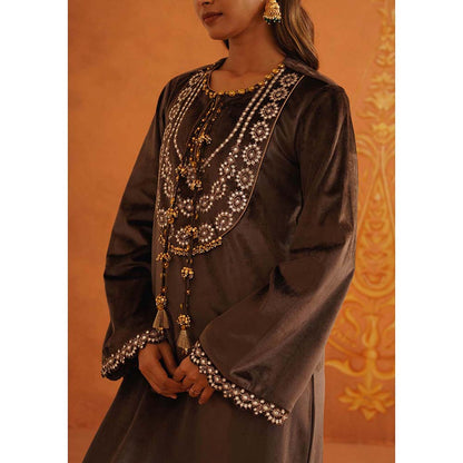 Inej Zeba Brown Long Dress