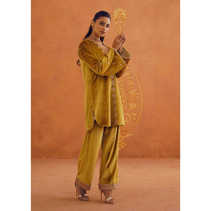 Inej Zeba Mustard A Line Co-Ord (Set of 2)