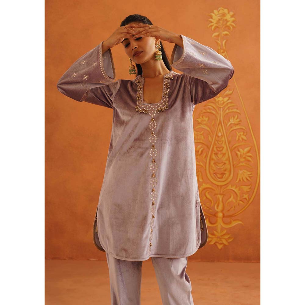 Inej Zeba Lavender A Line Co-Ord (Set of 2)