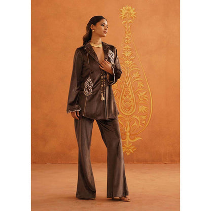 Inej Zeba Brown Co-Ord (Set of 2)