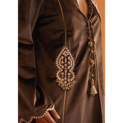 Inej Zeba Brown Co-Ord (Set of 2)