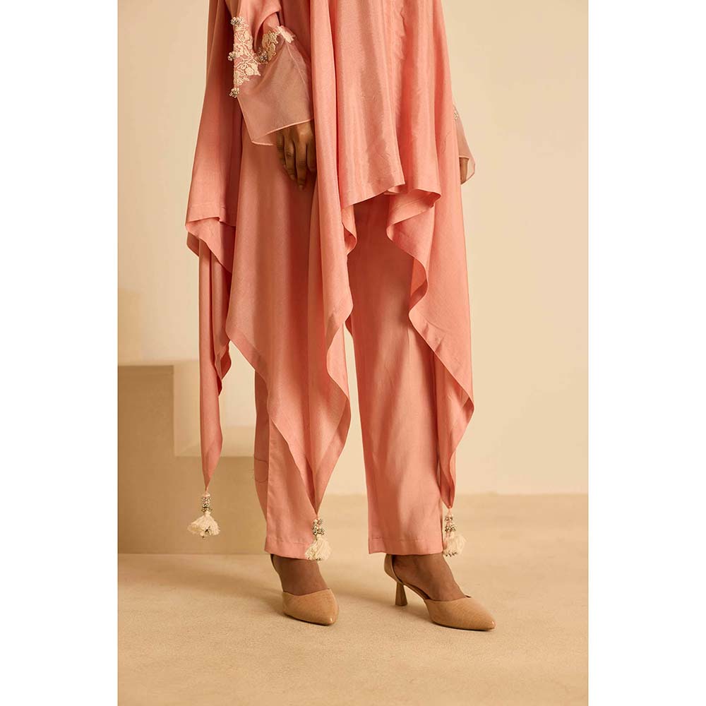 Inej Pink A Line Top with Pant (Set of 2)