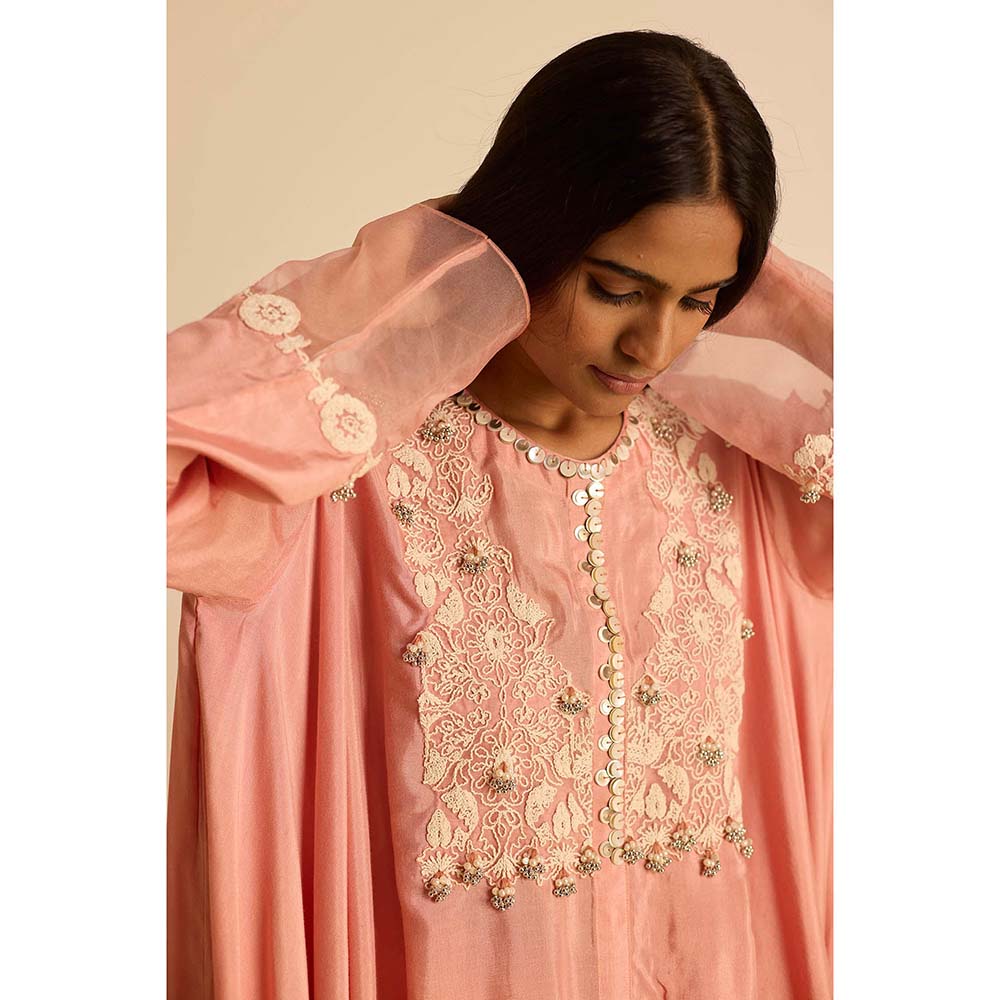 Inej Pink A Line Top with Pant (Set of 2)