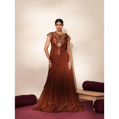 ISHA GUPTA TAYAL Mehfil Anarakli Skirt Set