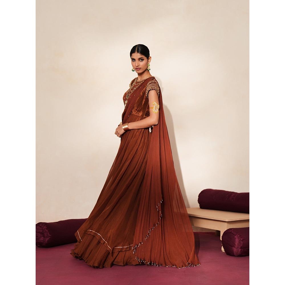 ISHA GUPTA TAYAL Mehfil Anarakli Skirt Set