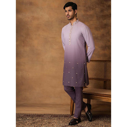 ISHA GUPTA TAYAL Lavender Ombre Kurta and Pant Set