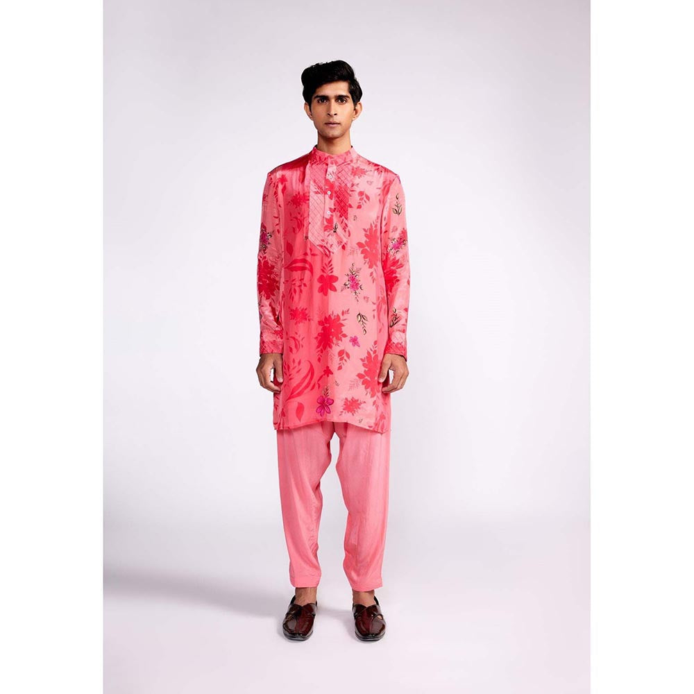 ISHA GUPTA TAYAL Pink Printed Kurta