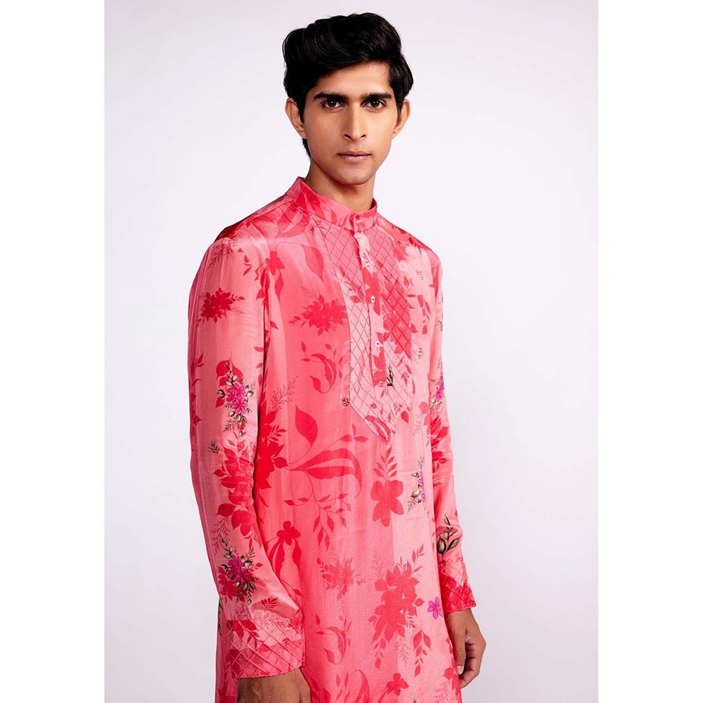 ISHA GUPTA TAYAL Pink Printed Kurta