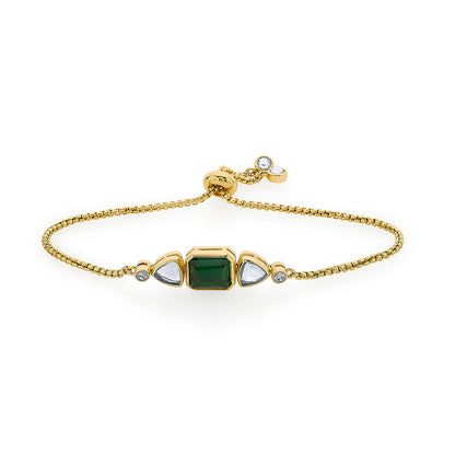 Ruhaniyat Green Hydro & Mirror Bracelet