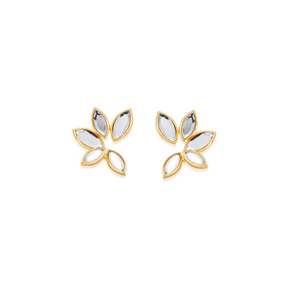 Marquise Mirror Studs