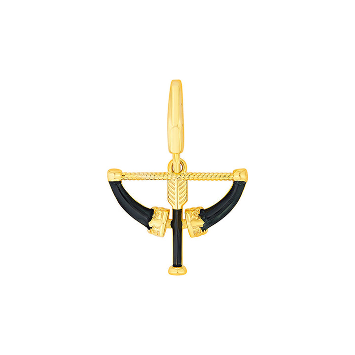 Isharya Bow & Arrow Charm 18Kt Gold Plated