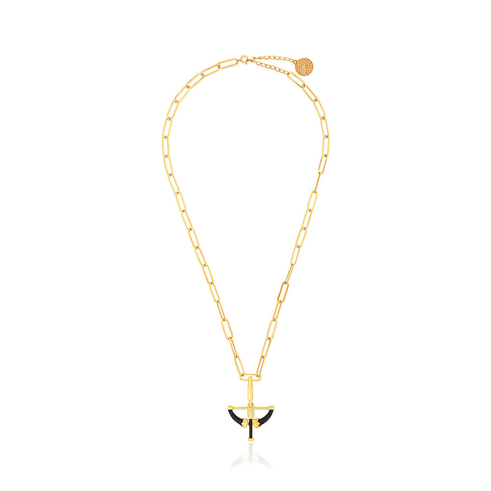 Isharya Bow & Arrow Charm 18Kt Gold Plated