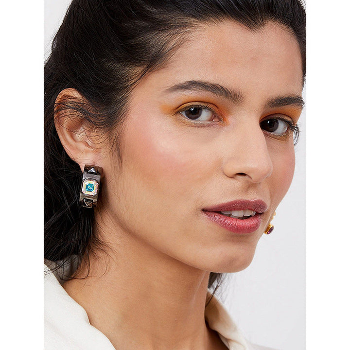 Isharya Eilish Multicolor Abalone Earrings