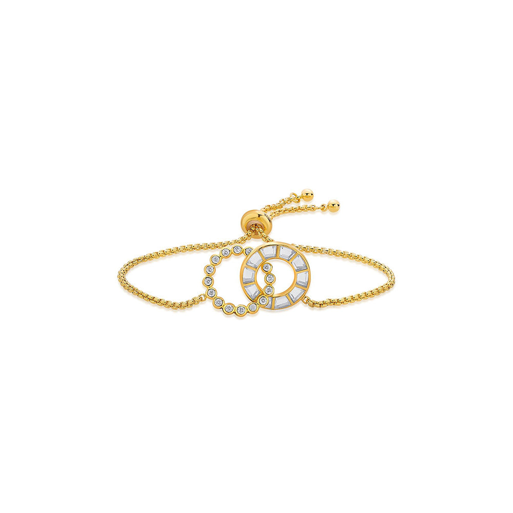 Isharya Emerge Bolo Bracelet In 18KT Gold Plated