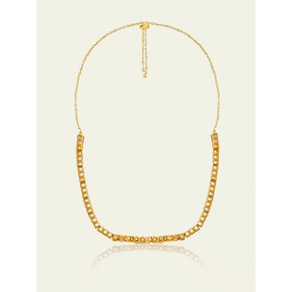 Isharya Abstract Infinity Choker Necklace In 18Kt Gold Plated