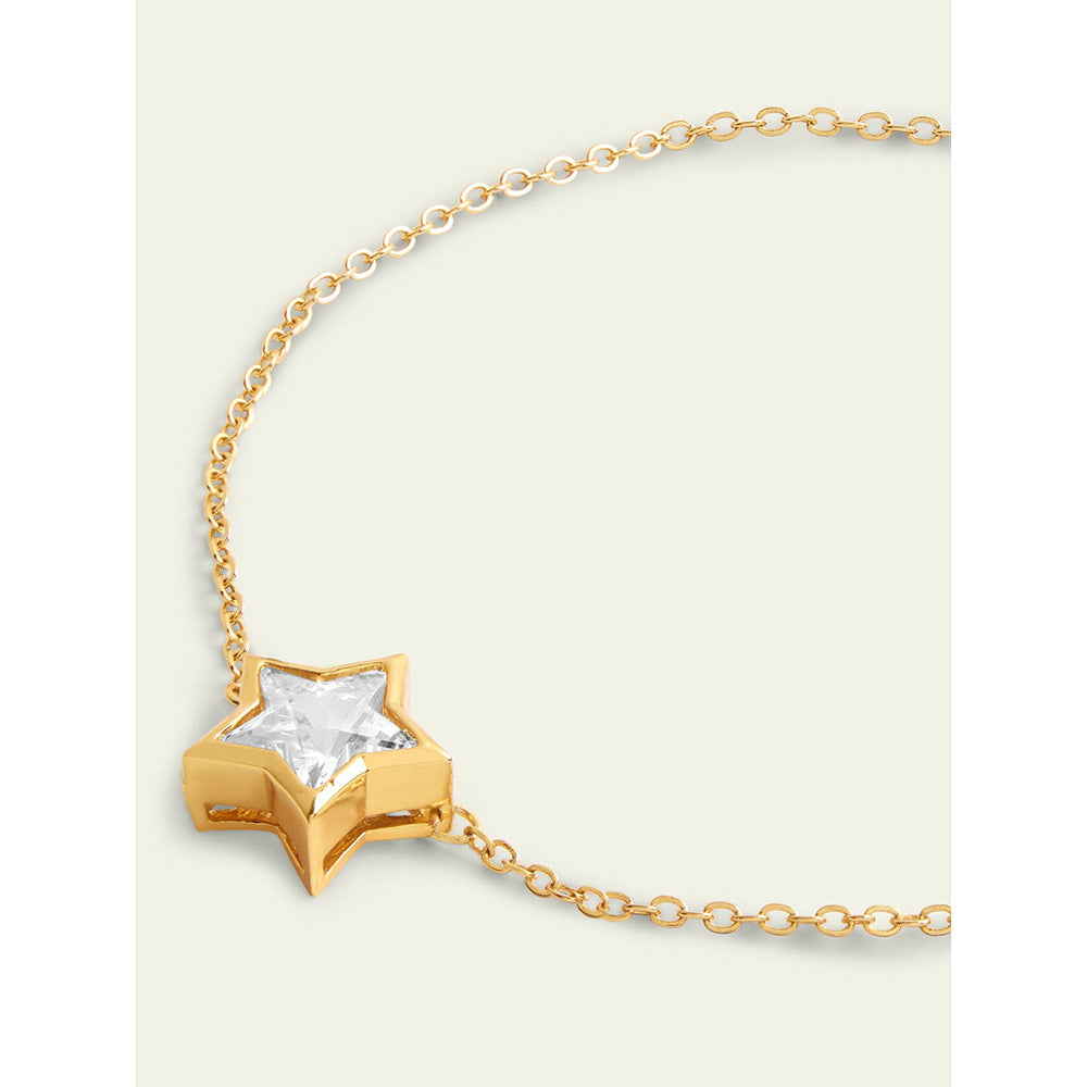 Isharya Star Bracelet In 18Kt Gold Plated