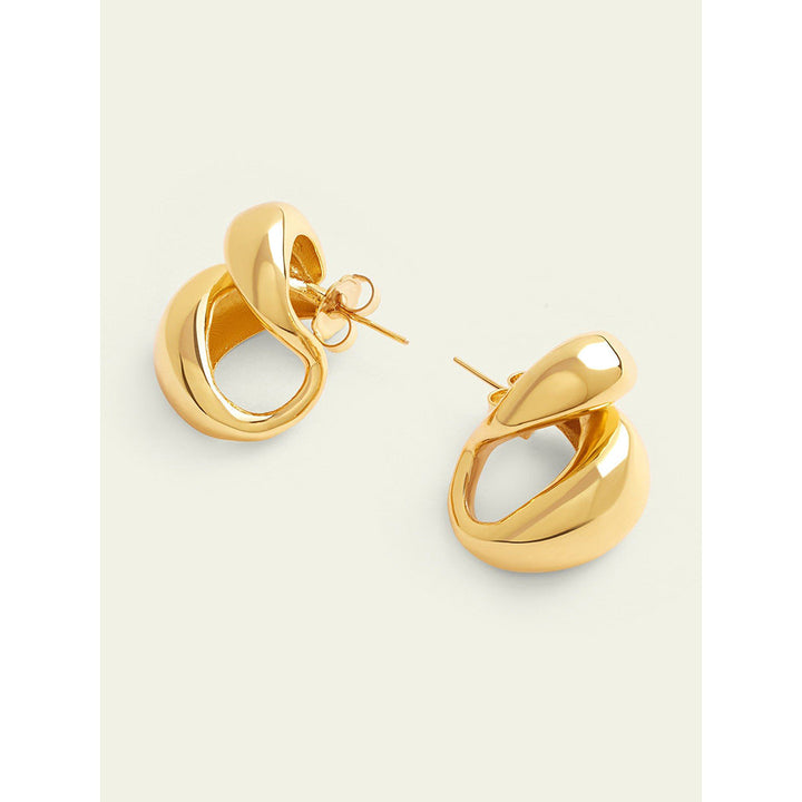 Isharya Gold Bubble Drops In 18Kt Gold Plated