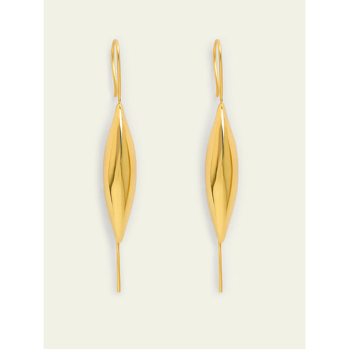 Isharya Gold Bubble Two-Way Earrings In 18Kt Gold Plated