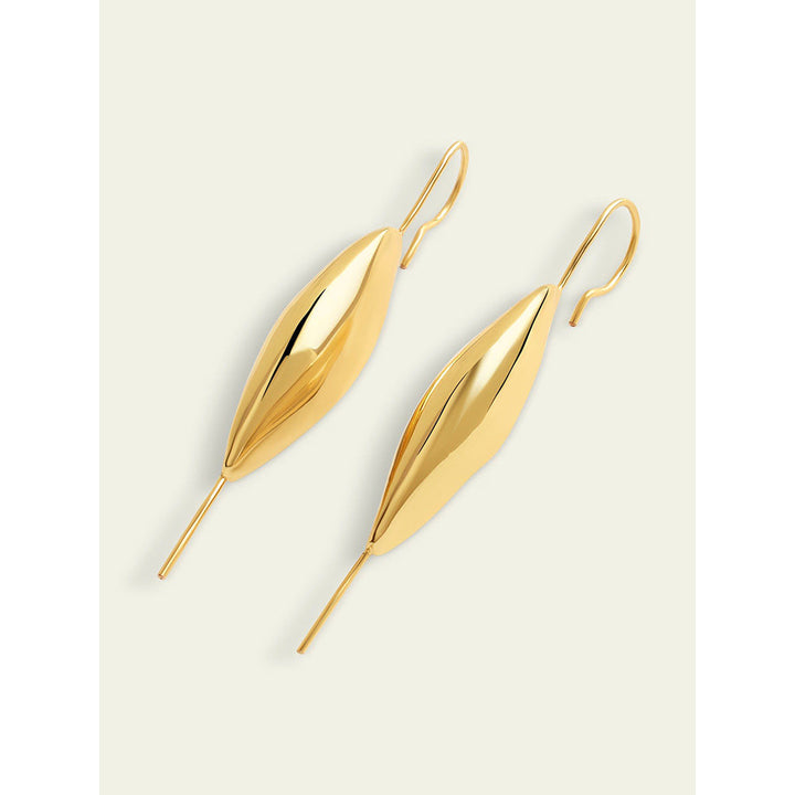 Isharya Gold Bubble Two-Way Earrings In 18Kt Gold Plated