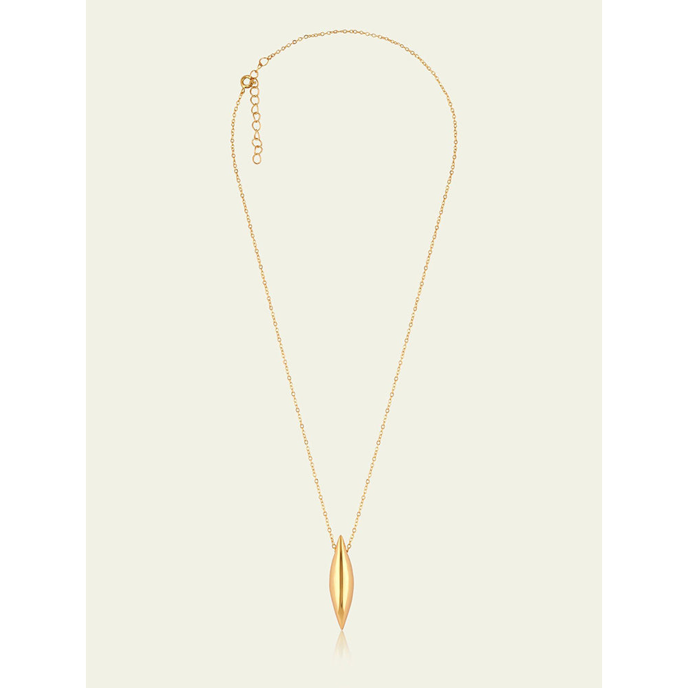 Isharya Gold Drop Necklace In 18Kt Gold Plated