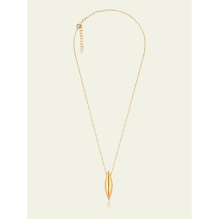 Isharya Gold Drop Necklace In 18Kt Gold Plated