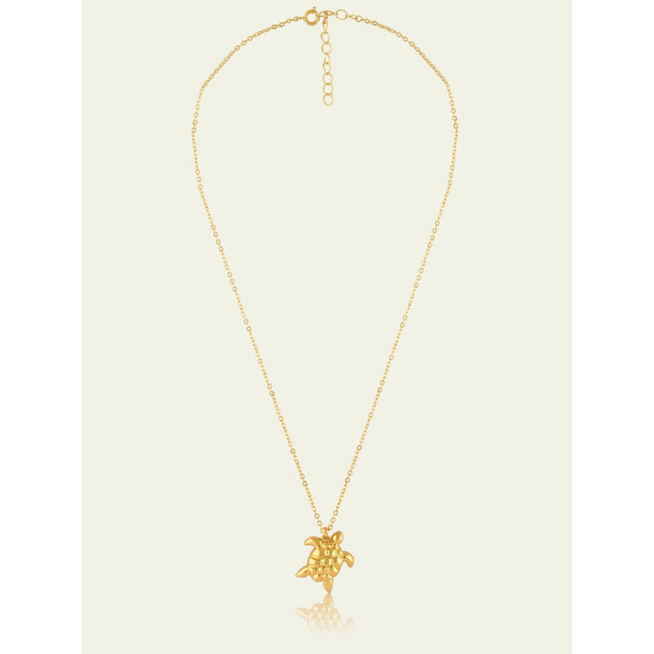 Isharya Gold Star Necklace In 18Kt Gold Plated