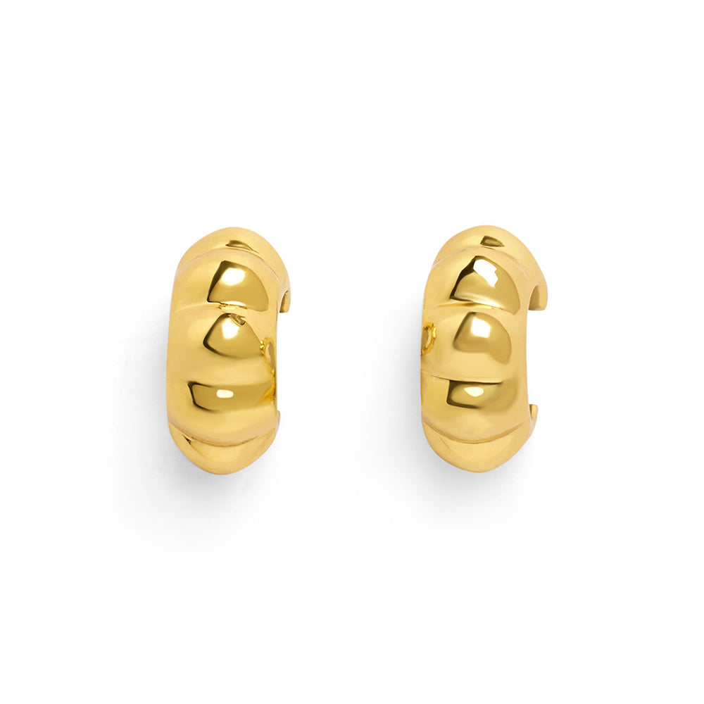 Isharya Gold Melon in 18Kt Gold Plated Ear Cuffs