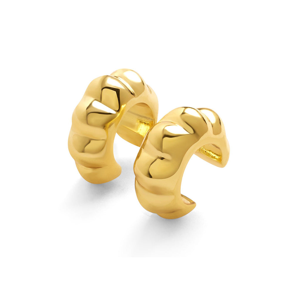 Isharya Gold Melon in 18Kt Gold Plated Ear Cuffs