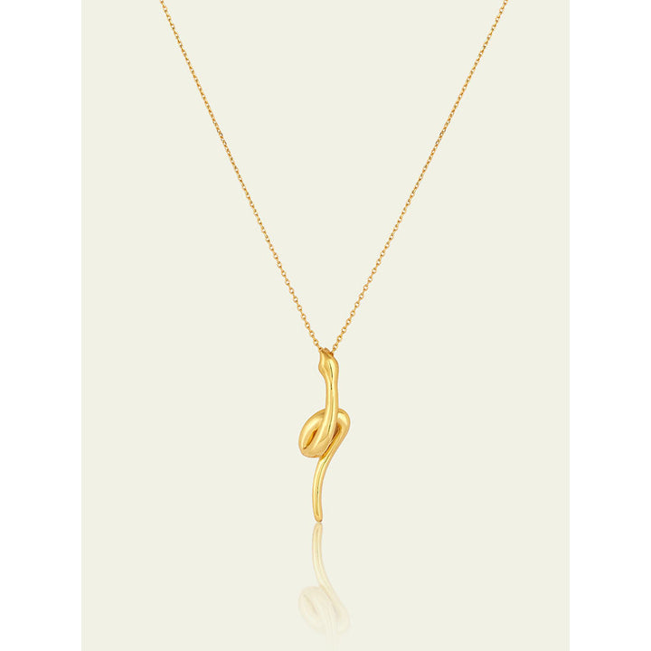 Isharya Gold Slither in 18Kt Gold Plated Necklace