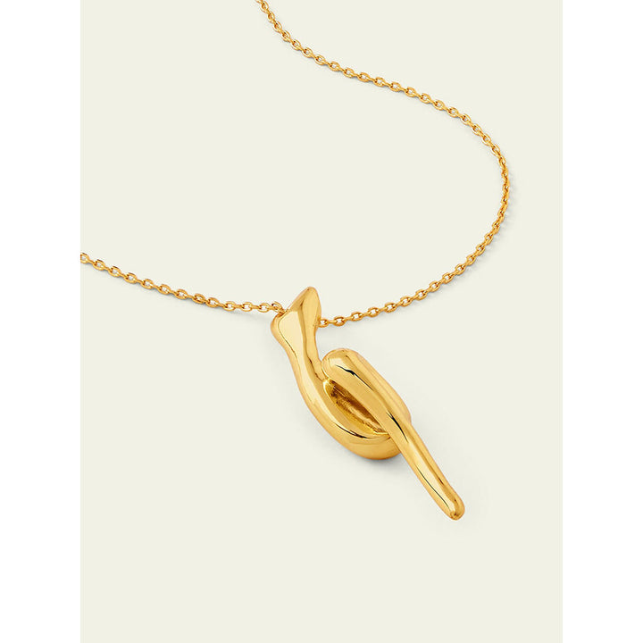 Isharya Gold Slither in 18Kt Gold Plated Necklace