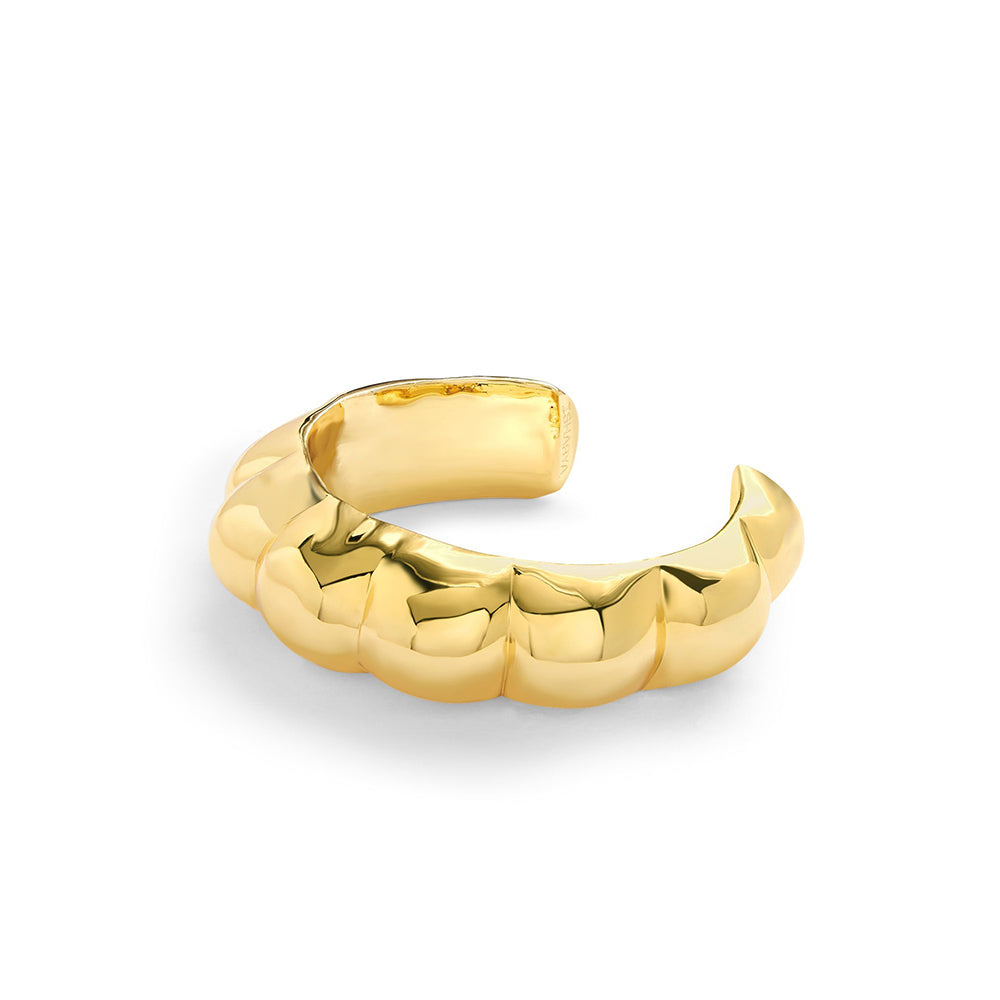 Isharya Gold Melon Cuff in 18Kt Gold Plated Bracelet