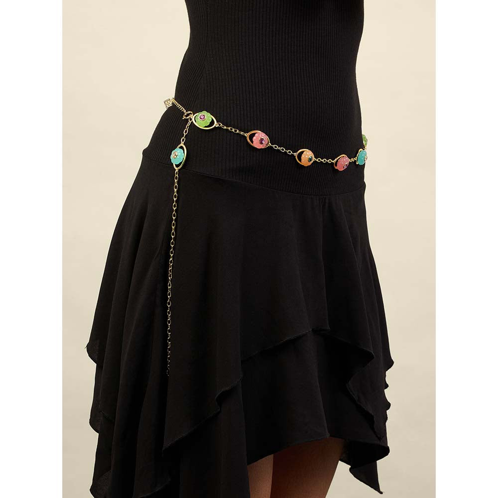 Isharya Garden Enchantment 18Kt Gold Plated Waist Chain