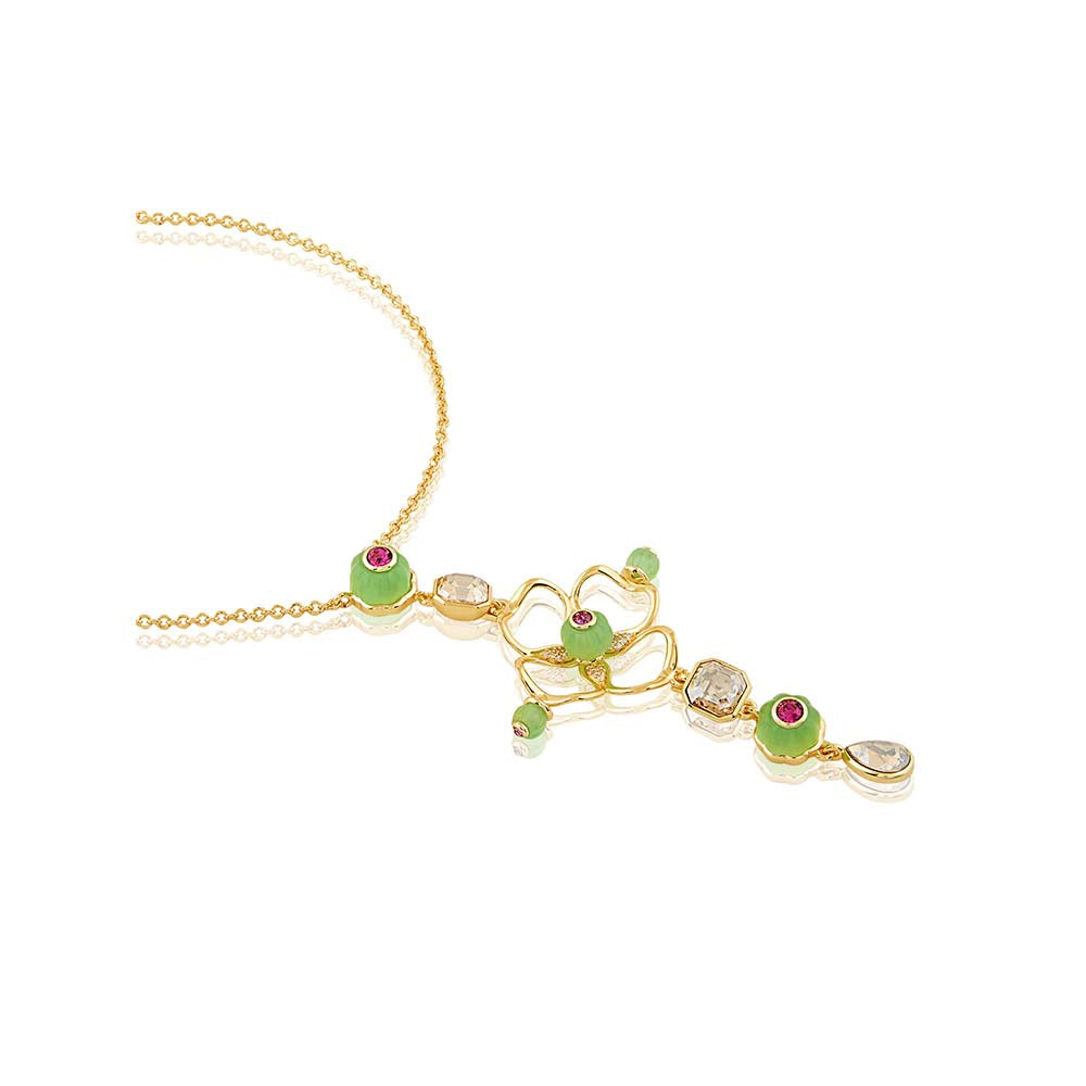 Isharya Multi-Color 18Kt Gold Plated Necklace