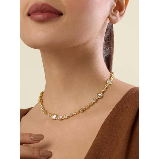 Isharya Modern Maharani Bolo Necklace/Headband 18Kt Gold Plated