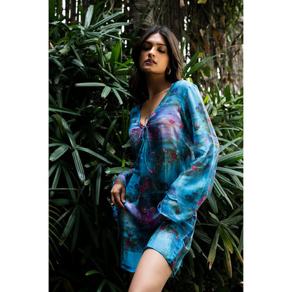 IT GIRL Blue Ariel Dress
