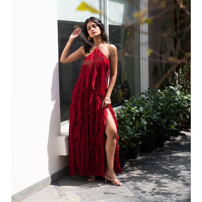 IT GIRL Red Katherine Dress