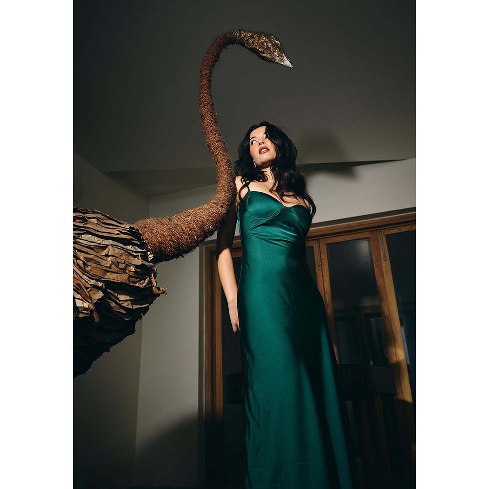 IT GIRL Women Green Evelyn Maxi Dress