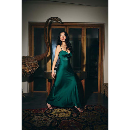 IT GIRL Women Green Evelyn Maxi Dress