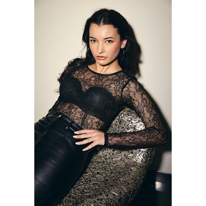 IT GIRL Women Black No promises Top