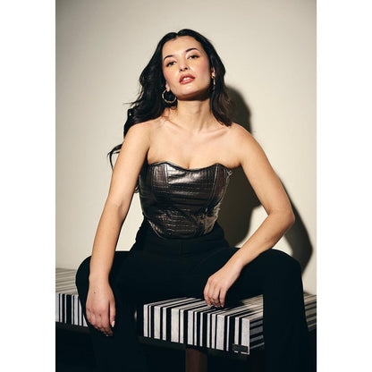 IT GIRL Women Grey Bulletproof - Gunmetal Top