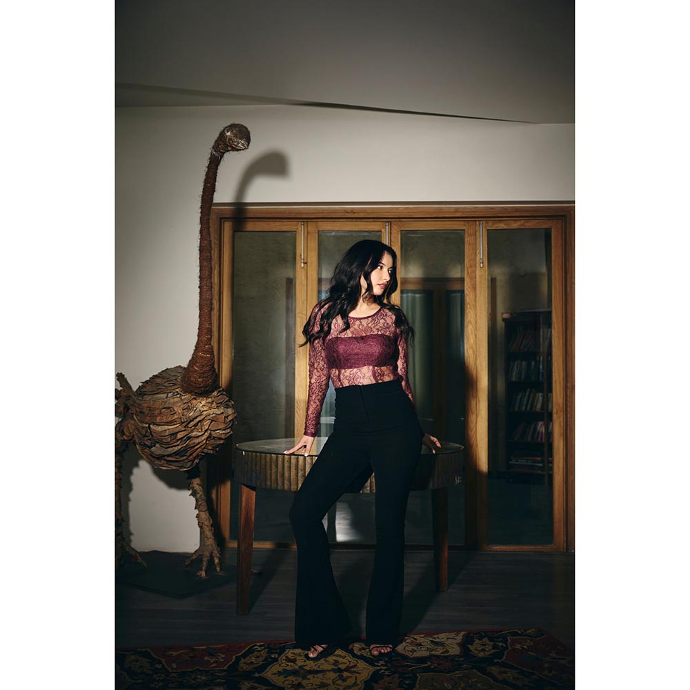 IT GIRL Women Burgundy No promises Top