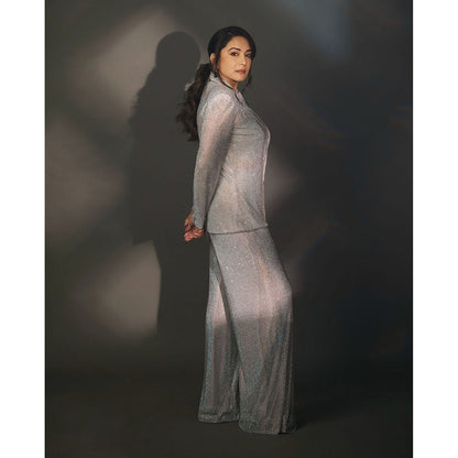 ITRH Boxy Crystal Studded Jacket Co-Ord (Set of 2)