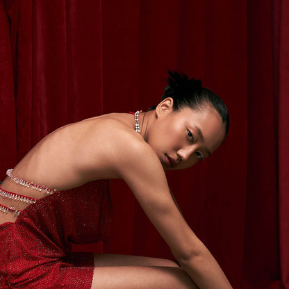 ITRH Vermilion Crystal Dress